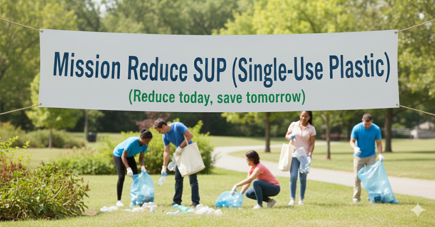 Mission Reduce SUP (Single-Use Plastic)